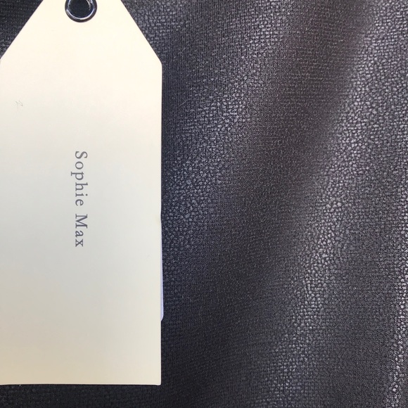 SOPHIE MAX ~ Lil Black Textured Dress ~ NWT $118 - Picture 2 of 7